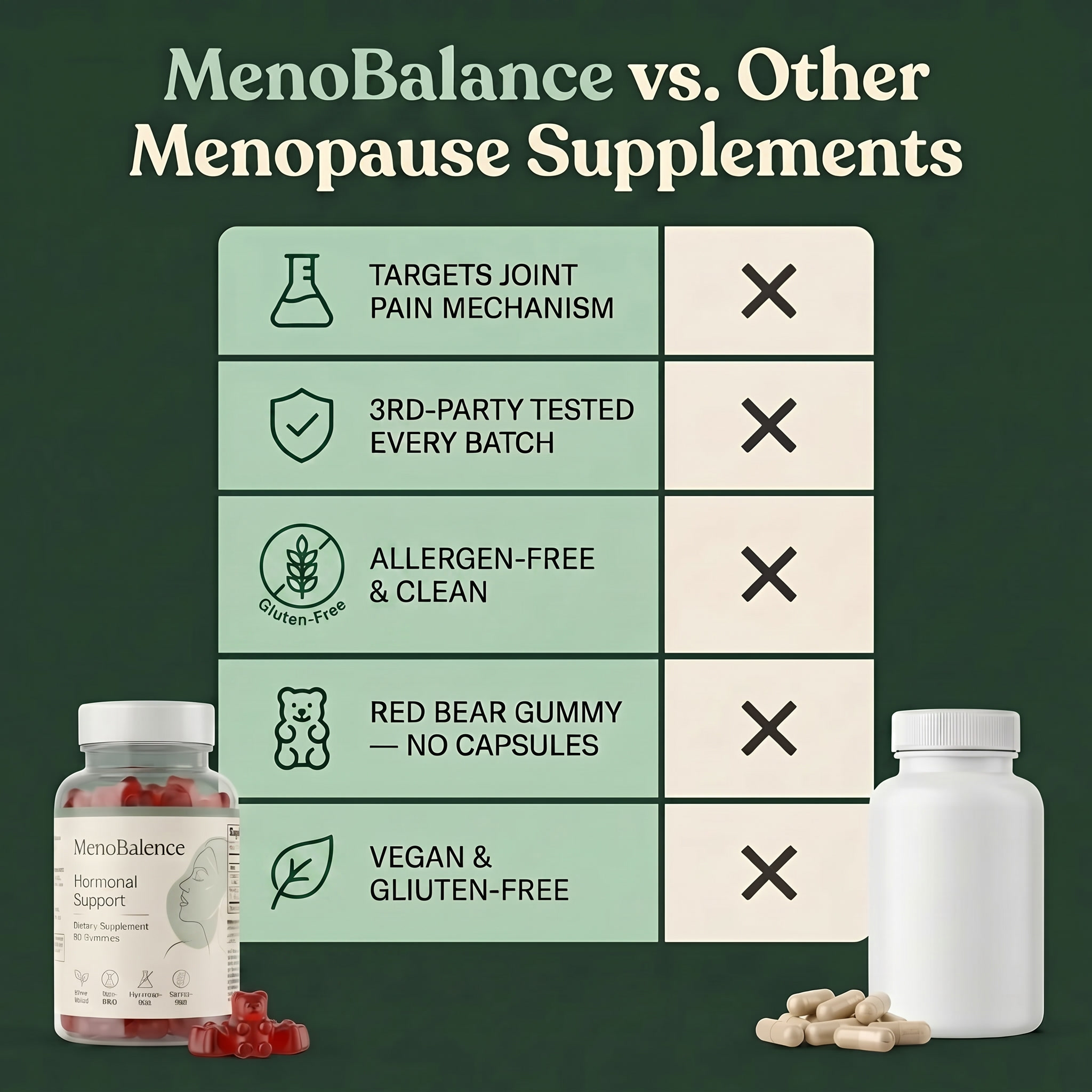 MenoBalance Gummies — Joint & Hormone Support